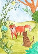 The cat and the fox