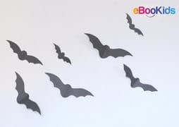 DIY Halloween bat decoration